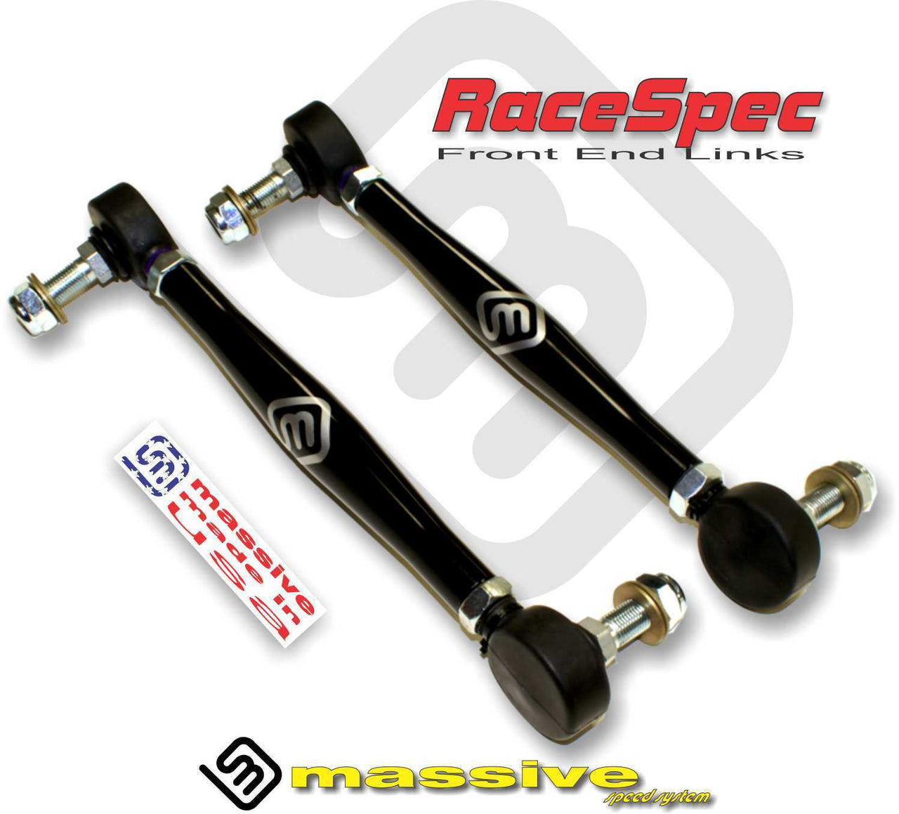 Massive RaceSpec Adjustable Front Anti Roll Sway Bar End Links Sentra B16 07-12 SE-R Spec V
