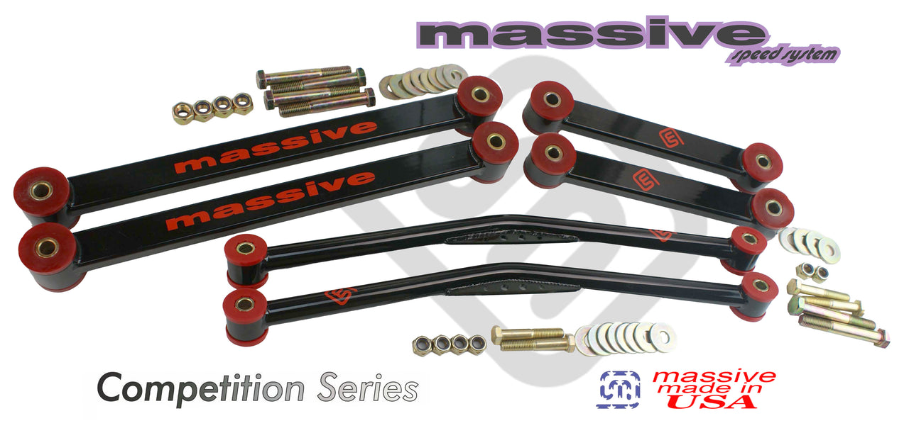 Massive Speed Competition Series Fixed Control Arm Kit - 98-11 Panther Chassis