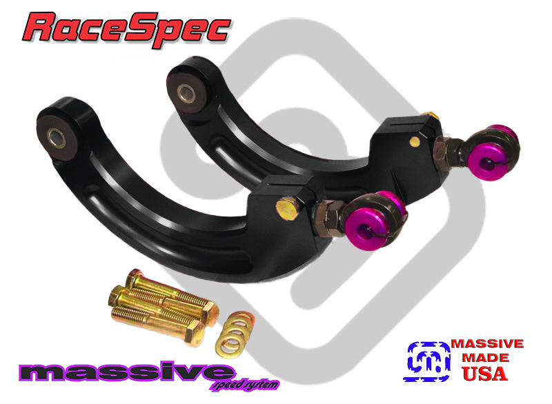 Massive RaceSpec Adjustable Camber Arms 99-18 Ford Focus Mazda Volvo - Massive Speed System